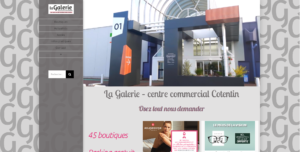 Site Internet responsive de la Galerie, centre commercial Cotentin à Cherbourg la Glacerie